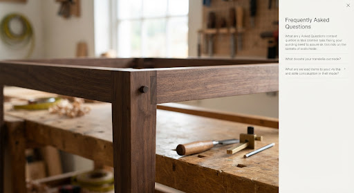 Traditional mortise and tenon wood joinery demonstrated on solid teak dining table frame Lucknow